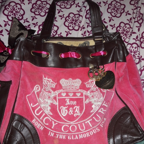 Bags Pink Brown Juicy Couture Purse Poshmark
